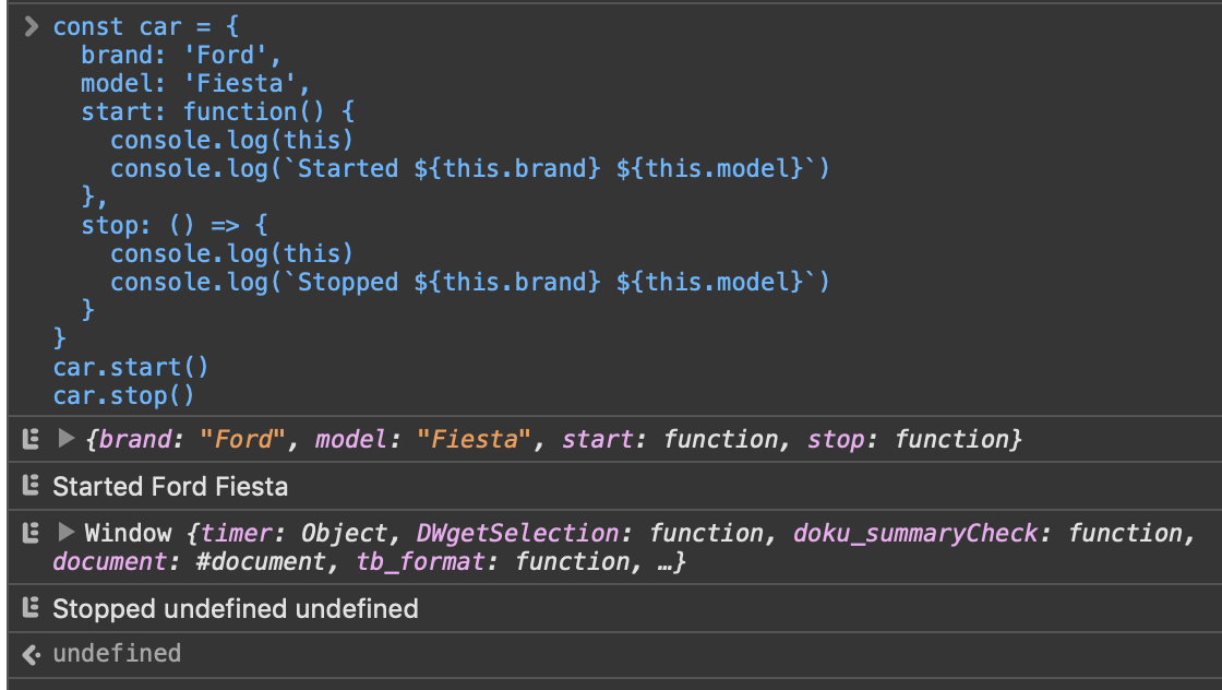 Arrow Function this